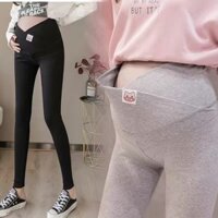 Quần bà bầu Mùa hè Quần mỏng bà bầu Quần legging dáng rộng Kích thước lớn Quần nâng bụng Quần Skinny Quần bà bầu Mặc