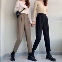 QUẦN BAGGY CẠP LỆCH 2 KHUY,CẠP SAU CHUN CO GIÃN HN366