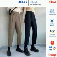 Quần Baggy Công Sở Cạp Cao NỮ JULYY 2 Khuy Lệch Form Đứng Siêu Tôn Dáng