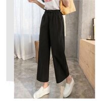 Quần Baggy Đũi Thái, quần đũi dài nữ Bigsize 80cm BGĐ - Đen q đũi nữ,M DƯỚI 48KG