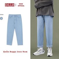 Quần Baggy jean nam ống suông rộng TR01