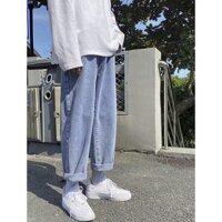Quần Baggy jean nam ống suông rộng VAKADO