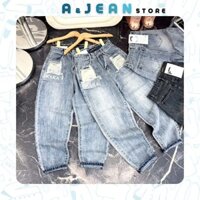 Quần baggy jean rách chữ KAKA , quần bò nữ | A&JEAN STORE