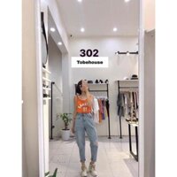 QUẦN BAGGY JEAN RÁCH NỮ 2 BÊN