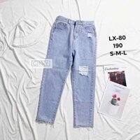 Quần baggy jeans nữ quảng châu