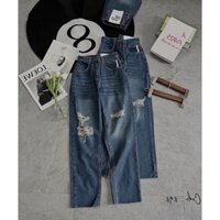 Quần Baggy Jeans Rách Kiểu