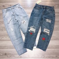Quần baggy Jeans rách