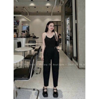 Quần Baggy Kaki Cạp Chun Chất Vải Umi Trượt Mềm Mỏng.women'sS clothing