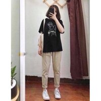 Quần baggy kaki, quần chinos kaki ống suôn lưng thung cực hot