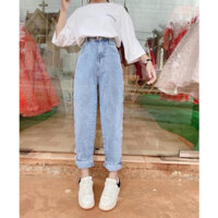 quần baggy lưng  cao hách đang phong cách trẻ trung năng động