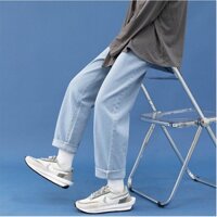 Quần Baggy Nam Nữ Form Rộng; Quần Jean Ống Rộng Nam Nữ Hàn Quốc Aki QJN05