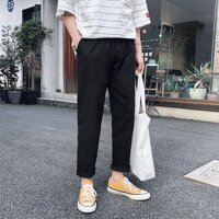 Quần baggy nam nữ kaki unisex, quần baggy kaki nam nữ - Quần Baggy Đen,XL