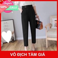 Quần baggy nữ 2 màu ghi xanh_đen siêu Hot_Ôzê CAM KẾT HÀNG GIỐNG HÌNH