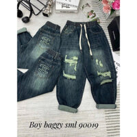 Quần baggy nữ cạp chun, chất bò siêu mềm mịn