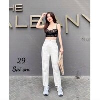 Quần Baggy Nữ Kaki Lưng Cao Ulzzang siêu xinh,Quần Jean Basic mềm mịn dễ mặc dễ phối đồ, trẻ đẹp năng động