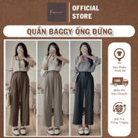 Quần Baggy Nữ Kim Clothes - Quần Baggy Chất Gold Lụa, Có Bo Chun Sau Dáng Dài Theo Phong Cách Trẻ Trung Hàn Quốc