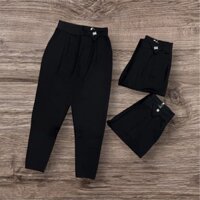 Quần baggy nữ lưng thun co giãn chất vải umi ms61777