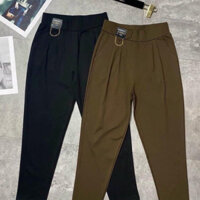 Quần baggy nữ,  Phom chữ M, quần vải co giãn, thời trang công sở chất hàn châu cao cấp Mã Q01