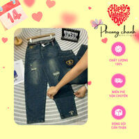 QUẦN BAGGY NỮ RÁCH GỐI SỐ 5