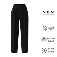 Quần baggy, quần công sở nữ NKN Delia 24RE, thiết kế lưng cao, chất liệu cao cấp.