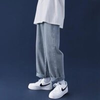 Quần Baggy, quan jean xuong,quần bò nam, nữ ,dáng ống suông, rộng nam  ྇