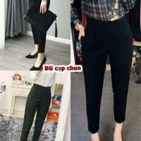 Quần baggy vải cạp chun