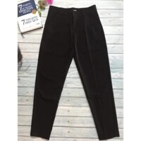 Quần Baggy Vải Nữ Công Sở, Quần Tây Quần Âu Phối Áo Sơ Mi Chất Liệu Tuyết Mưa