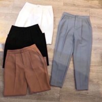 Quần baggy vải nữ - quần tây công sở chất tuyết mưa loại 1