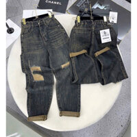 Quần bagi phối rách