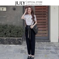Quần bagy cạp chun dây buộc co dãn cao cấp, tôn dáng, 3 màu dễ phối đồ
