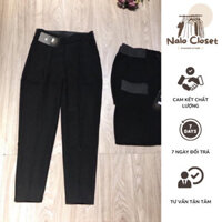 Quần Bagy Lưng Chun, Quần Baggy Nửa Chun co dãn Nalo