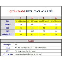 QUẦN BASIC PANTS KAKI ĐEN UNISEX