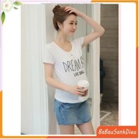 QUẦN BẦU HÈ THU JEAN GIẢ VÁY QBD019