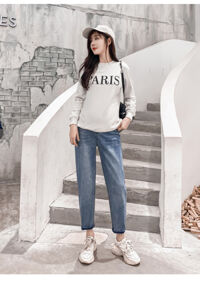 QUẦN BẦU JEAN DÁNG BAGGY QBN1141 - M48-59KG