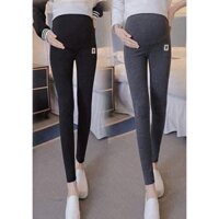 Quần bầu Legging cạp chéo hình Mèo, mềm min, co giãn tốt, hàng đẹp - Tổng kho váy bầu - HT-KidsMomy