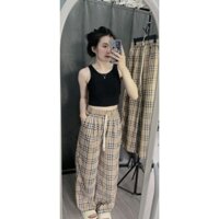 Quần BBR nữ ống suông sọc xin HÀNG LOẠI 1