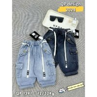 [QUẦN BÉ TRAI] Quần jean túi hộp 2 màu phong cách cho bé trai (10-28kg)