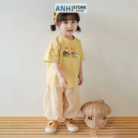 Quần Bí dài caro  bé gái , bé trai ANHSTORE dáng bí siêu dễ thương , quần dài hè thu chống muỗi cho bé