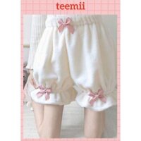 Quần bí ngô Lolita lót nhung quần giữ ấm mùa đông