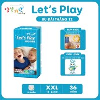 QUẦN BỈM LET'S PLAY SIZE XXL (16-24KG) – SIÊU MỎNG DÀNH CHO BÉ TRAI/BÉ GÁI
