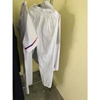 Quần blouse nam nữ KaKi trắng cao cấp - Quần Âu blu khoá kết hợp chun sang trọng cho bác sĩ, điều dưỡng, y tá có túi - Nam,S