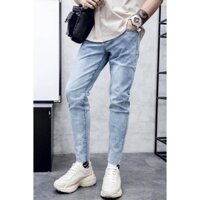 Quần Bò Bạc Dáng Ôm Quần Jeans Nam Bạc Chất Mịn Thời Trang Cá Tính
