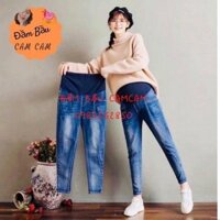 Quần bò bầu Baggy giá xưởng, Chất đẹp, Bụng co gian tốt,cam kết hàng loại 1, rẻ nhất Việt Nam