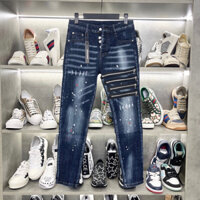 Quần bò Dsquared2 4 cúc 4 khoá đùi bản đẹp mới hot trend 2023 - Ninh Shop