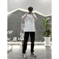 Quần bò nam đen xám khói baggy ống suống đứng rộng, Quần jean Form xuông JNE2 hottrend Hàn 2022