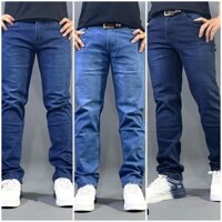 Quần Bò Nam Ooki Ống Suông Cotton Không Giãn Quần Jean Nam Ống Đứng Dễ Phối Đồ
