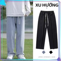 quần bò nam quần jean ống suông nam quần dài ống rộng Đơn Giản Phong Cách cổ điển Thoáng thời trang