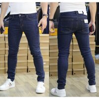 Quần bò nam slim fit màu xanh đậm co giãn 4 chiều cao cấp VNXK Pon.mens