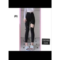 quần bò nữ, jeans skinny ,quần ôm co dãn bốn chiều cạp cao siêu tôn dáng.