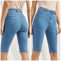 Quần Bò Nữ Quần Jean Ngố Nữ Co Giãn Lưng Cao Hàng Công Ty Thiết Kế Cao Cấp